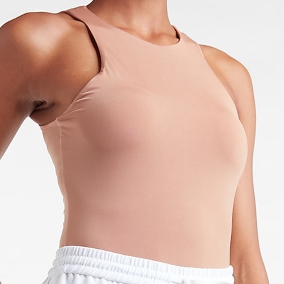 🆕EXPRESS Mocha Thong Bodysuit - Size: L - Picture 3 of 9